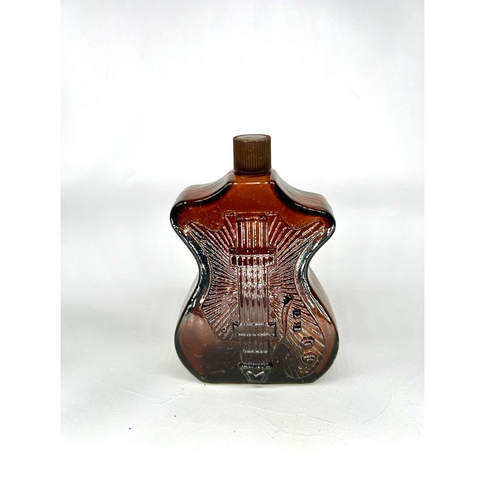 Vintage Avon Guitar, 6oz Wild Country‎ After Shave EMPTY BOTTLE - - #248